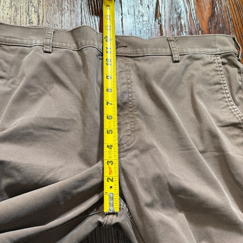 Duluth Trading‎ 40 Grit Pants Mens 42x30 Brown Standard Fit Flex Twill Carpenter - Picture 5 of 12